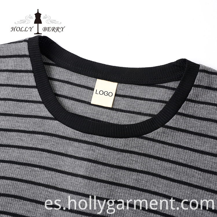 Sudadera larga a rayas Striped Long Sweatshirt